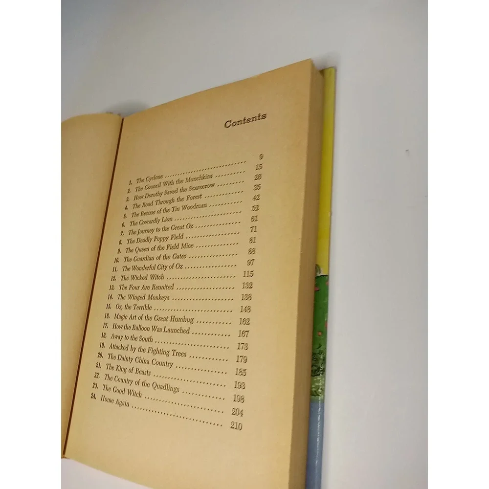 1970 The Wizard Of‎ Oz By L. Frank Baum Book Hardcover